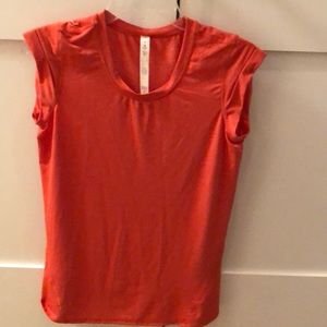 Size 6 orange Lululemon top